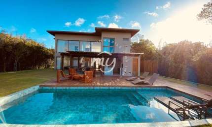 Praia do Forte| Casa Duplex com 400m²| 4 Suítes| 4 Vagas