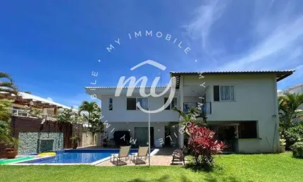 Buraquinho | Casa Duplex com 5 suítes | 4 vagas | Lauro de Freitas
