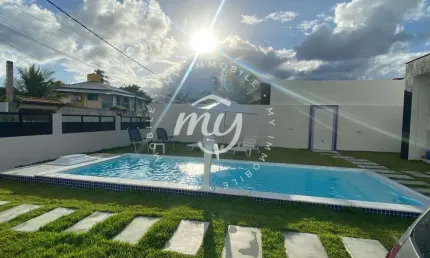 Barra do Jacuipe| Casa com 137m²| 4 Dormitórios| 2 Vagas| Piscina Privativa
