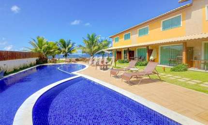 Itacimirim| Village Duplex 74m²| 3 suítes| 2 Vagas| Pé na Areia