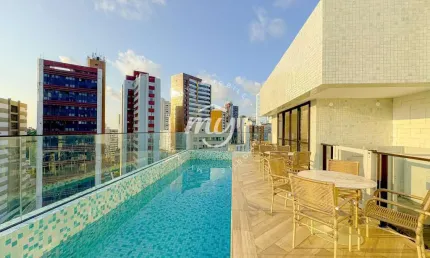 Barra| Studio com 19m²| Mobiliado| bem localizado| em Condominio Alto Padrão