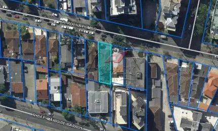 Terreno à venda na Rua Rocha Pombo, 899, Juvevê, Curitiba, 374 m2 por R$ 1.360.000