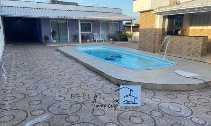Casa com 3 quartos e Piscina + kitnet em Banco de Areia - Mesquita, RJ