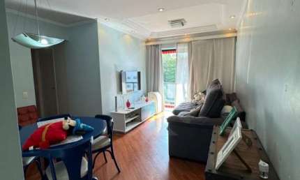 Apartamento em São Paulo, Vila São Francisco, contendo 75m2,  03 dormitórios sendo 01 suíte, sala ampla, sacada, piso laminado
