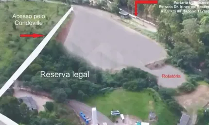 Terreno à venda na Estr Dr Irineu Resende, 2500, Centro, Alumínio