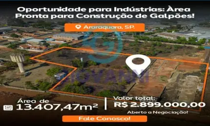 Terreno comercial à venda no Jardim Santa Marta, Araraquara  por R$ 2.899.000