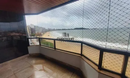 Apartamento a venda Frente Mar com 110 m², 3 suites, 2 vagas e lazer completo na Praia do Morro - Guarapari ES!