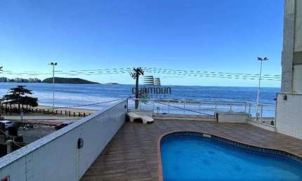 Apartamento a venda na Beira Mar com 2 quartos, 1 vaga com área de lazer na Praia do Morro, Guarapari ES