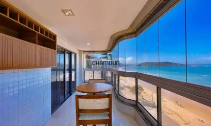 Apartamento a venda com 4 suites na praia do morro de frente para o mar