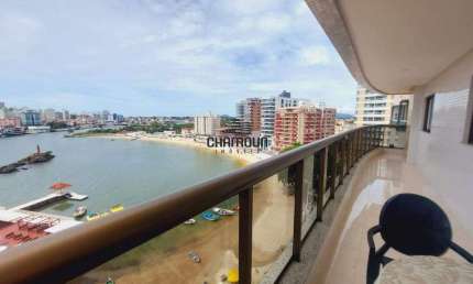 Apartamento a venda frente mar com 96 m² com 3 quartos, 2 vagas e lazer na Prainha - Guarapari ES