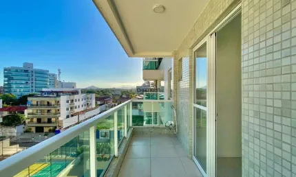 Apartamento de 3 quartos, 2 vagas e área de lazer a venda na Enseada Azul, Guarapari/ES.