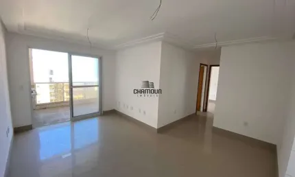 Apartamento de 2 quartos, varanda e 2 vagas de garagem a venda na praia do morro, guarapari/es.