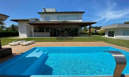 Casa em condomínio com 5 suítes e Área de lazer completa para venda em Guarapari/ES.