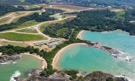 Terreno em condomínio fechado à venda na Avenida Padre José de Anchieta, Perocão, Guarapari