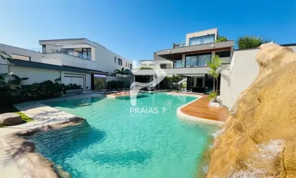 Casa em condomínio fechado com 8 quartos à venda na alameda panay, --, riviera, bertioga por r$ 29.900.000