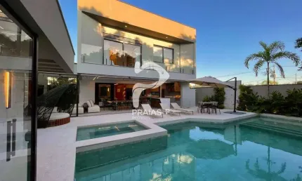 Casa em condomínio fechado com 6 quartos à venda na Alameda Tortuga, --, Riviera, Bertioga por R$ 14.800.000