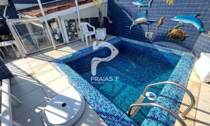 Cobertura com 3 quartos à venda na Rua Campos Sales, --, Enseada, Guarujá por R$ 600.000