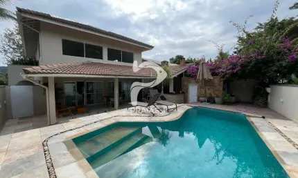 Casa em condomínio fechado com 5 quartos à venda na josé giacometti, --, balneário praia do pernambuco, guarujá por r$ 2.450.000