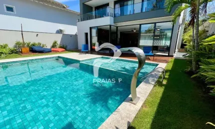 Casa em condomínio fechado com 5 quartos à venda na victorio arthur cavini (rua 01), --, jardim acapulco, guarujá por r$ 4.700.000