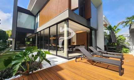 Casa em condomínio fechado com 5 quartos à venda na Alameda Mindoro, --, Riviera, Bertioga por R$ 10.950.000