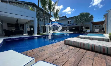 Casa em condomínio fechado com 10 quartos à venda na maria cecília da silva destro (rua 84), --, jardim acapulco, guarujá por r$ 7.000.000