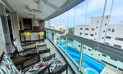 Apartamento com 3 quartos à venda na rua dona vitória yunes stefano, --, enseada, guarujá por r$ 1.650.000