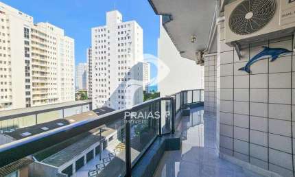 Apartamento com 4 quartos à venda na Rua Taubaté, --, Pitangueiras, Guarujá por R$ 900.000