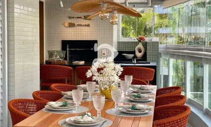 Apartamento com 3 quartos à venda na alameda do monjoleiro, --, riviera, bertioga por r$ 5.450.000