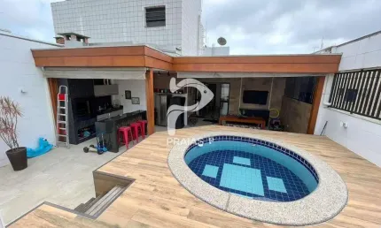 Cobertura com 3 quartos à venda na Antonio Alonso Gonzales, --, Jardim Astúrias, Guarujá por R$ 949.000