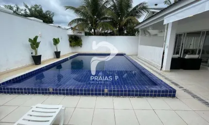 Casa em condomínio fechado com 6 quartos à venda na nicolau vitiello (rua 45), --, jardim acapulco, guarujá por r$ 3.000.000