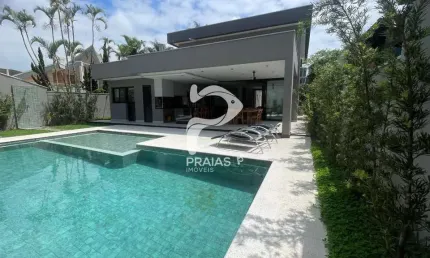 Casa em condomínio fechado com 4 quartos à venda na romão fidalgo salgado neto, --, jardim acapulco, guarujá por r$ 5.500.000