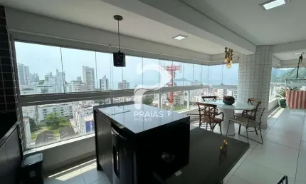 Apartamento com 3 quartos à venda na Costa Esmeralda, --, Jardim Astúrias, Guarujá por R$ 1.800.000