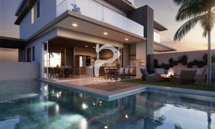 Casa em condomínio fechado com 4 quartos à venda na Alameda Manila, --, Riviera, Bertioga por R$ 5.750.000