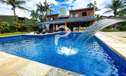 Casa em condomínio fechado com 6 quartos à venda na julieta de azevedo bonavides (rua 27), --, jardim acapulco, guarujá por r$ 4.200.000