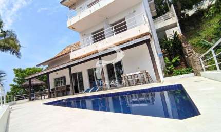 Casa em condomínio fechado com 4 quartos à venda na Rua Pescada, --, Enseada, Guarujá por R$ 5.000.000