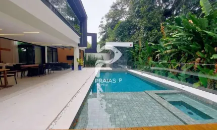 Casa em condomínio fechado com 5 quartos à venda na alameda de são miguel, --, riviera, bertioga por r$ 7.400.000