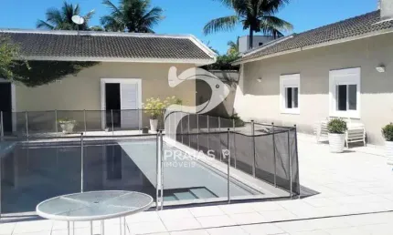 Casa em condomínio fechado com 6 quartos à venda na benedito zanelato (rua 40), --, jardim acapulco, guarujá por r$ 4.200.000