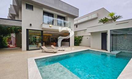 Casa em condomínio fechado com 6 quartos à venda na Alameda Mindoro, --, Riviera, Bertioga por R$ 7.900.000