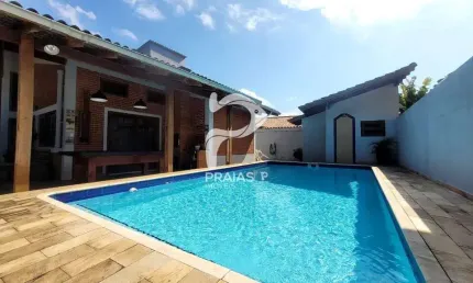 Casa em condomínio fechado com 3 quartos à venda na Um (01), --, Balneário Praia do Pernambuco, Guarujá por R$ 900.000