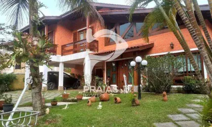 Casa em condomínio fechado com 6 quartos à venda na quatro (04), --, balneário praia do pernambuco, guarujá por r$ 1.800.000