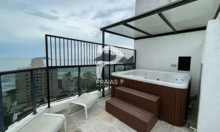 Cobertura com 3 quartos à venda na Avenida General Rondon, --, Tombo, Guarujá por R$ 1.400.000