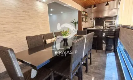 Apartamento com 3 quartos à venda na Rua Chile, --, Enseada, Guarujá por R$ 695.000