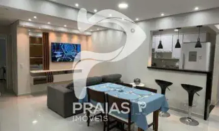 Apartamento com 3 quartos à venda na Rua Acre, --, Enseada, Guarujá por R$ 424.000