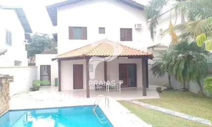 Casa em condomínio fechado com 3 quartos à venda na Quatro (4), --, Balneário Praia do Pernambuco, Guarujá por R$ 1.350.000