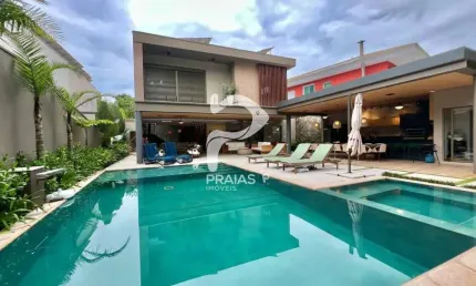 Casa em condomínio fechado com 5 quartos à venda na Alameda das Aroeiras, --, Riviera, Bertioga por R$ 9.200.000