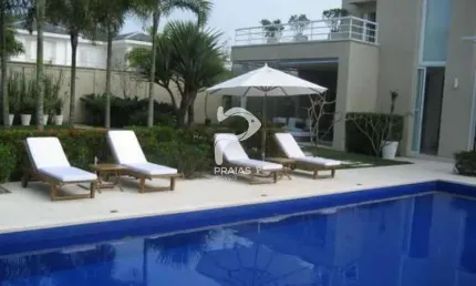 Casa em condomínio fechado com 5 quartos à venda na severino prieto alvarez (av. 02), --, jardim acapulco, guarujá por r$ 8.500.000