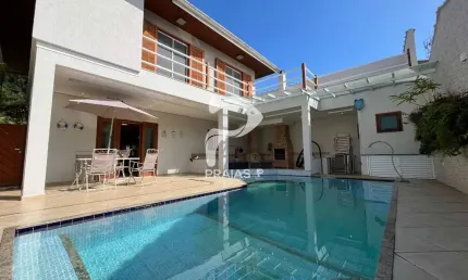 Casa em condomínio fechado com 4 quartos à venda na Moysés Sayão, --, Balneário Praia do Pernambuco, Guarujá por R$ 1.650.000