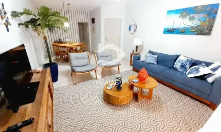 Apartamento com 2 quartos à venda na Avenida Leomil, --, Pitangueiras, Guarujá por R$ 690.000