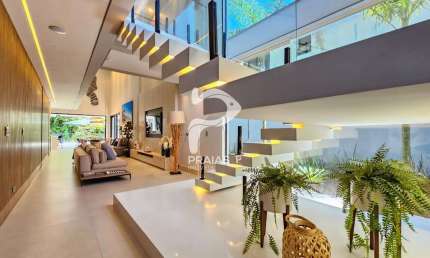 Casa em condomínio fechado com 6 quartos à venda na Alameda Baguio, --, Riviera, Bertioga por R$ 7.450.000