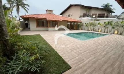 Casa em condomínio fechado com 4 quartos à venda na Hermínio Amado (rua 41), --, Jardim Acapulco, Guarujá por R$ 3.100.000
